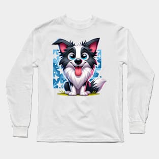 Cute Border Collie Long Sleeve T-Shirt